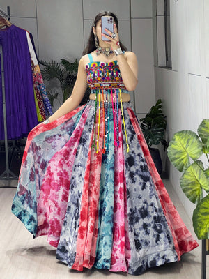 Hanch Navratri Multicolor Radhaa Lehenga Set
