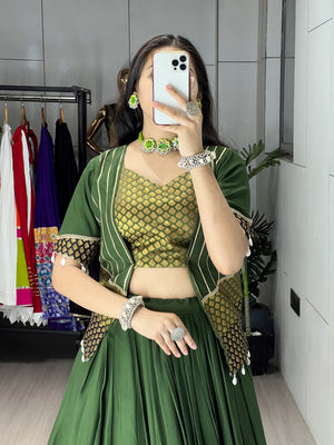Hanch Navratri Mehendi Lehenga Set