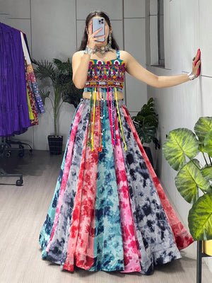 Hanch Navratri Multicolor Radhaa Lehenga Set