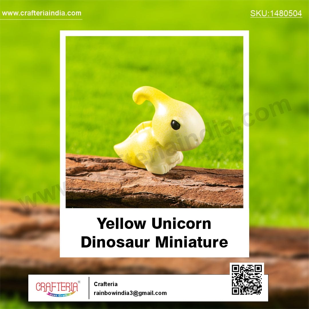Yellow Unicorn Dinosaur