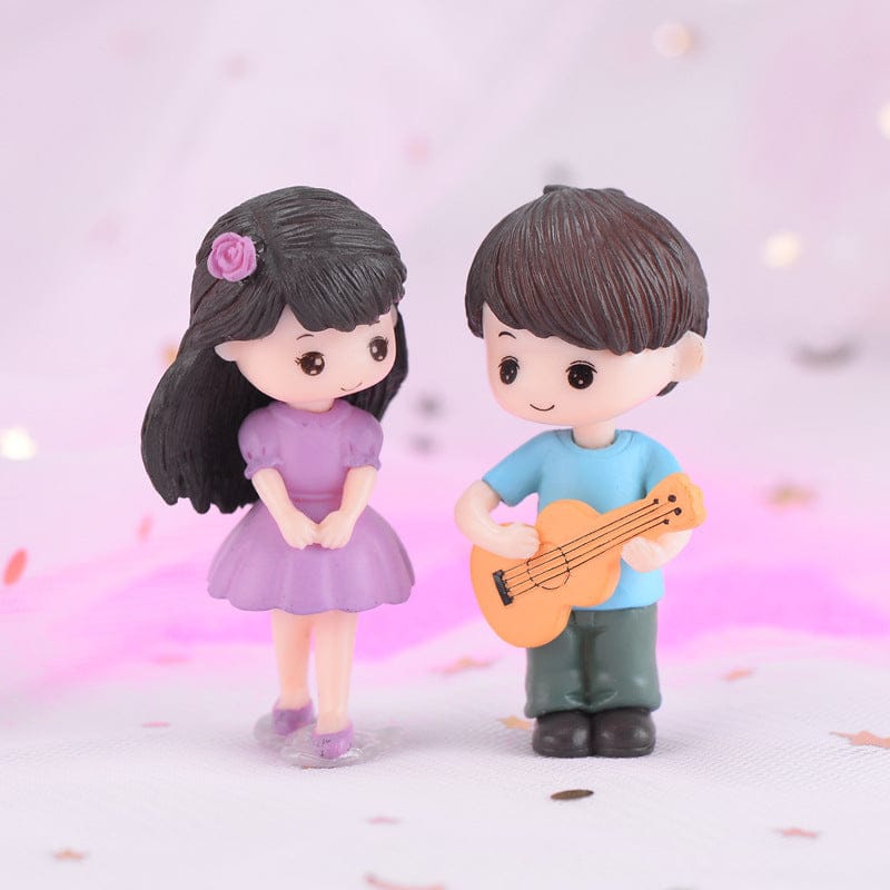 Guitar Couple Miniature Set