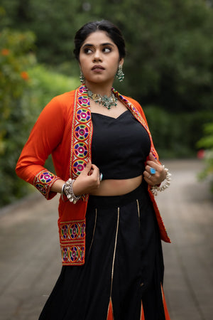 Hanch Black Orange Koti