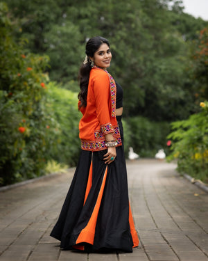 Hanch Black Orange Koti