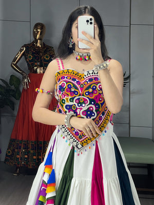 Hanch Navratri Multicolor Lehenga Kediya Sets