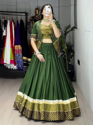 Hanch Navratri Mehendi Lehenga Set