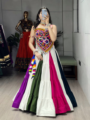 Hanch Navratri Multicolor Lehenga Kediya Sets