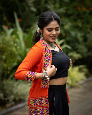 Hanch Black Orange Koti