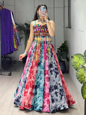 Hanch Navratri Multicolor Radhaa Lehenga Set