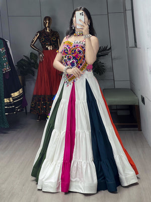 Hanch Navratri Multicolor Lehenga Kediya Sets