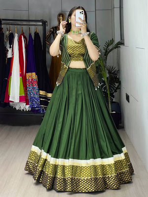 Hanch Navratri Mehendi Lehenga Set