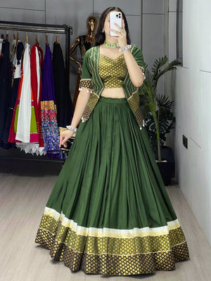 Hanch Navratri Mehendi Lehenga Set