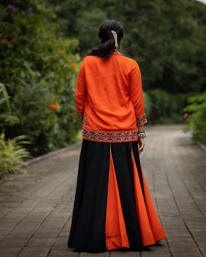 Hanch Black Orange Koti