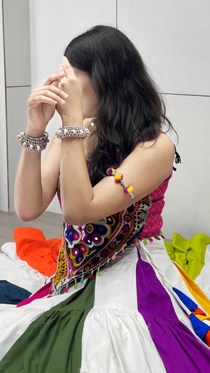 Hanch Navratri Multicolor Lehenga Kediya Sets