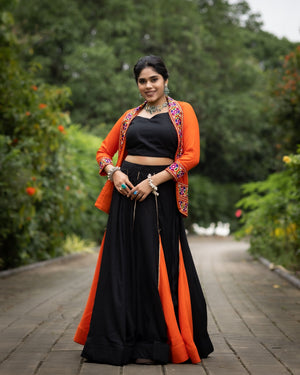 Hanch Black Orange Koti