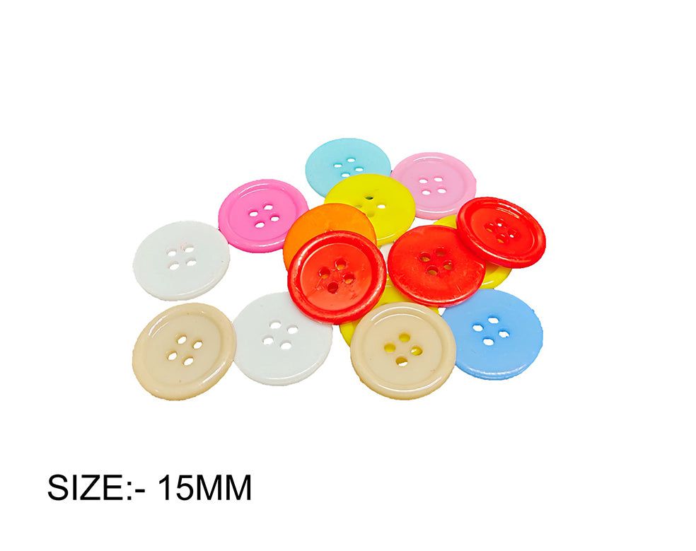 Round Colourful Button
