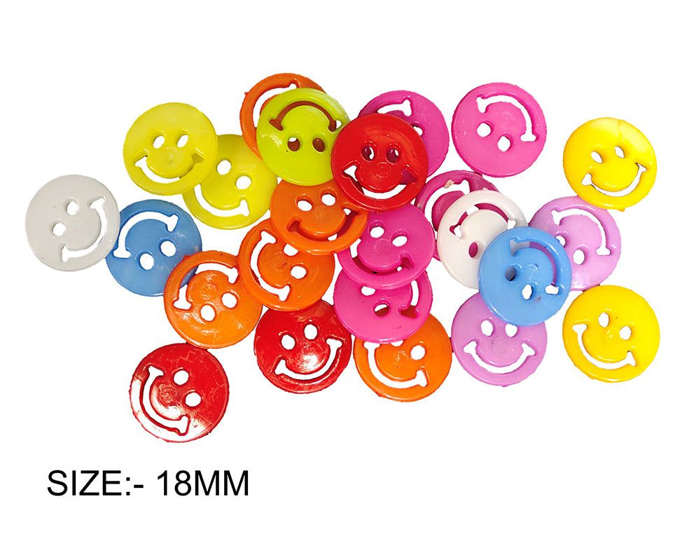 Smily Colourful Button