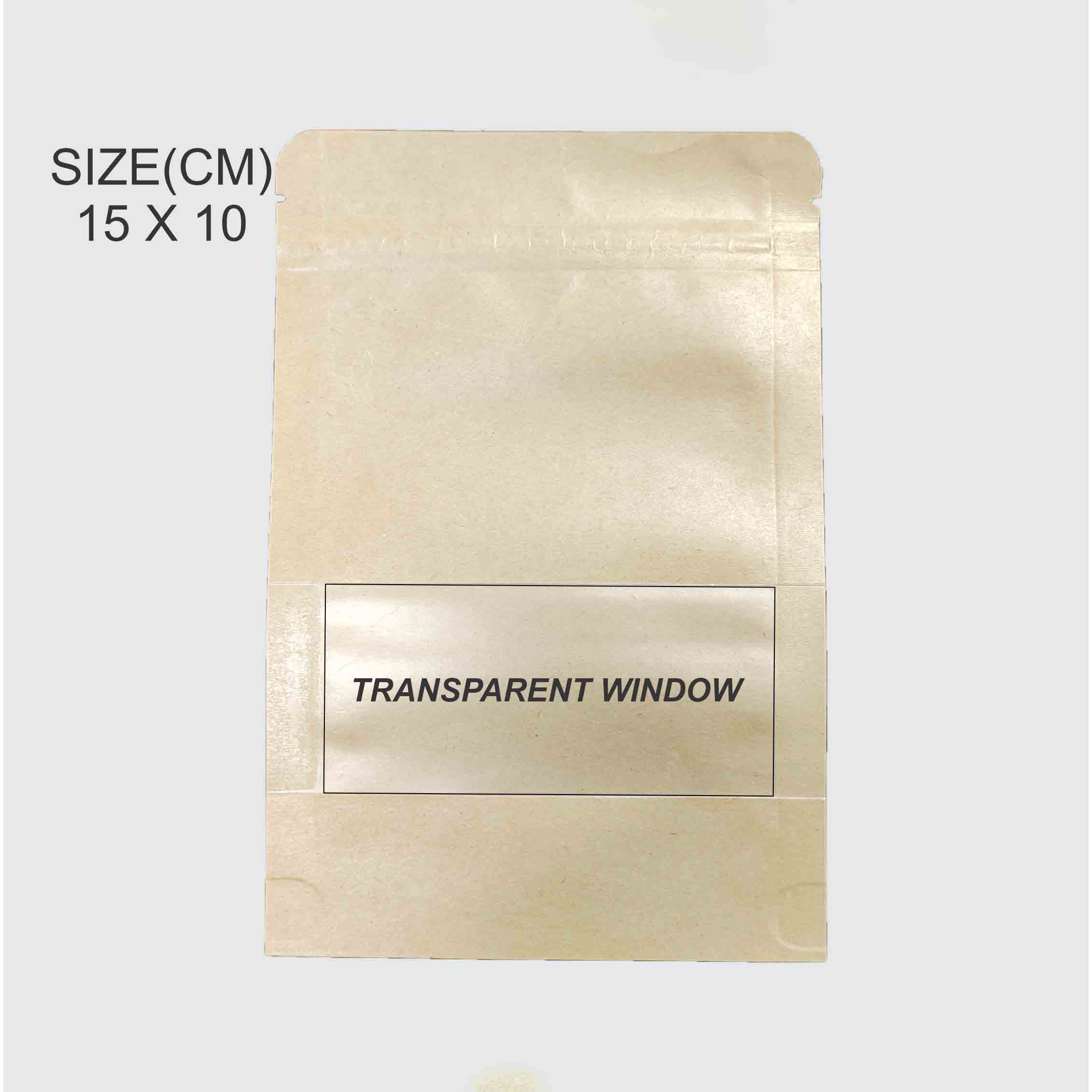 Big Yellow Ochre Packing Cover With Transparent Window