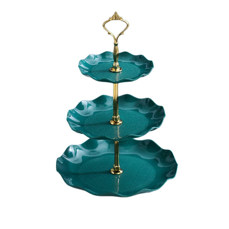 3 Tier Cake ABS Plastic Stand Crown Shape