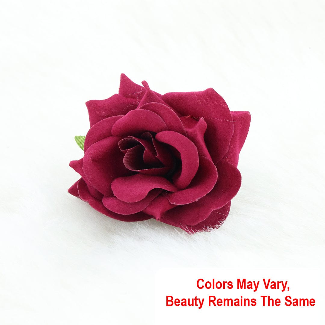 Velvet Rose Artificial flowers D06 (50pcs/pkt)