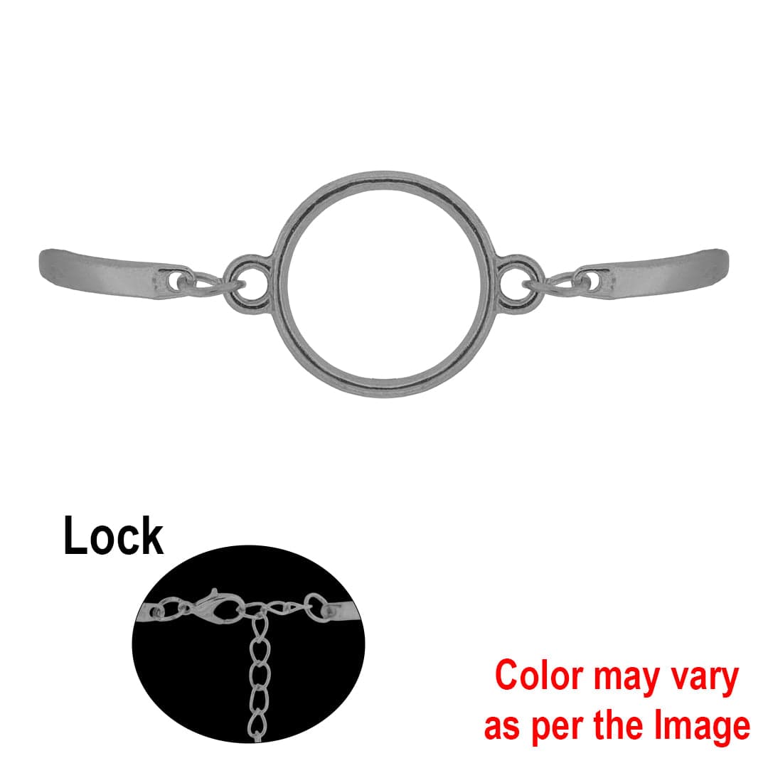 1Pc Round Bracelet Bezels