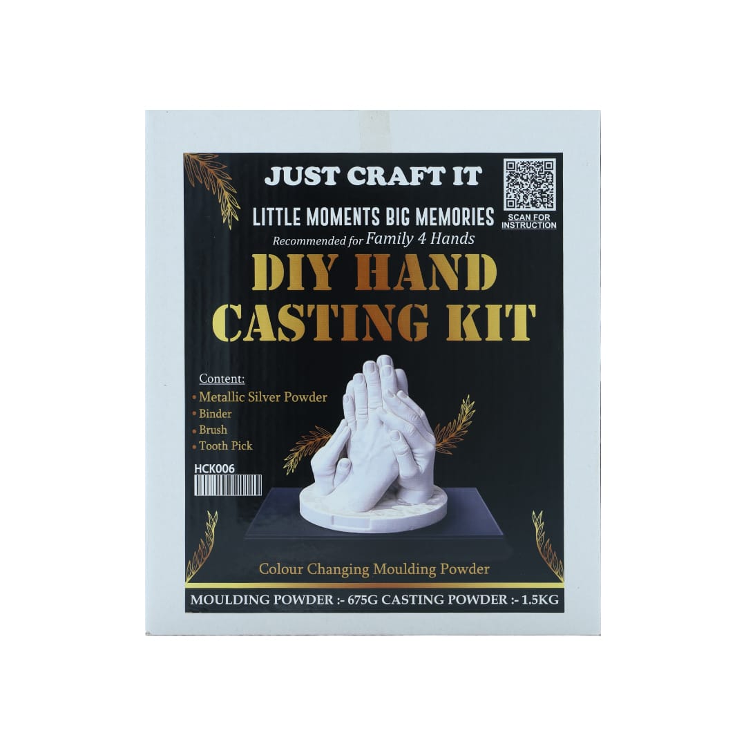 DIY Hand Casting Kit For Family 4 Hands