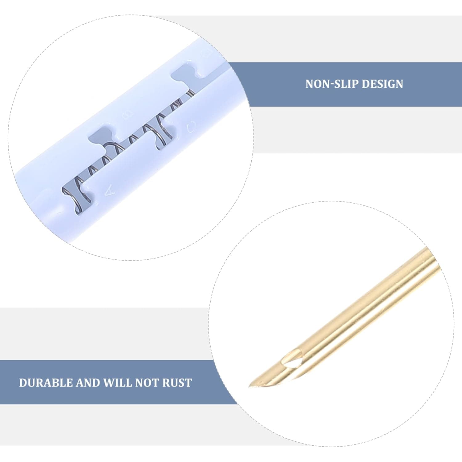Plastic Punch Needle Embroidery Pen Set