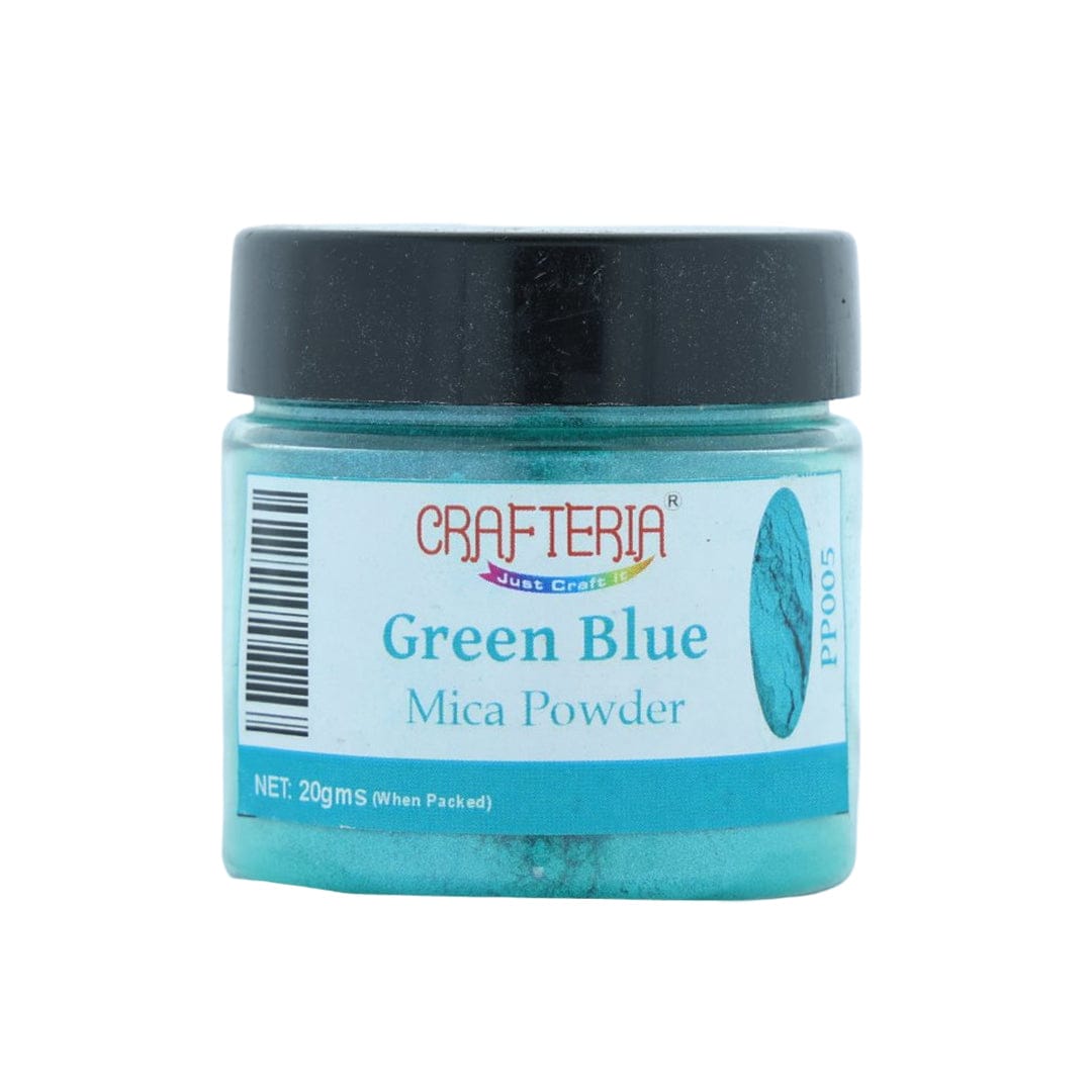 Green Blue Pearl Mica Powder 20 Gram
