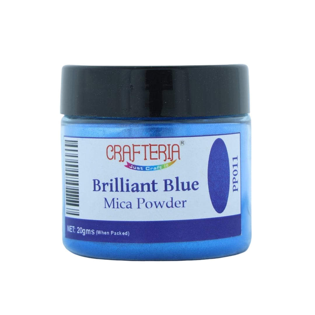 Brilliant Blue Pearl Mica Powder 20 Gram