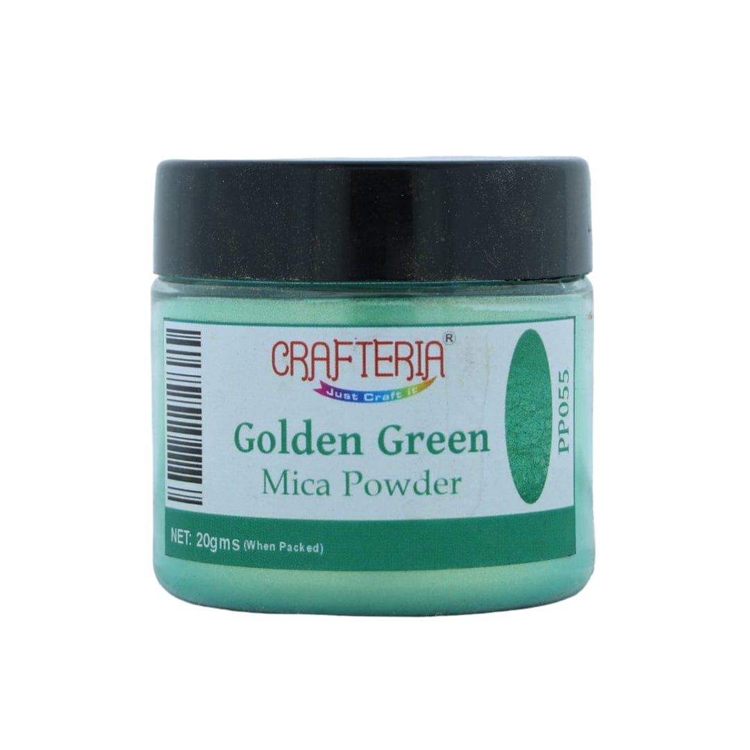 Golden Green Pearl Mica Powder 20 Gram