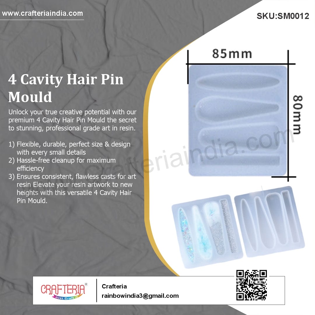 4 Cavity Hair Pin Mould