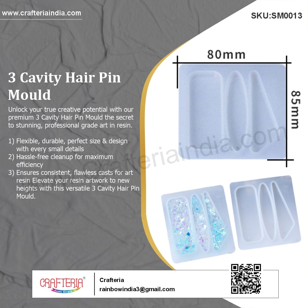 3 Cavity Hair Pin Mould