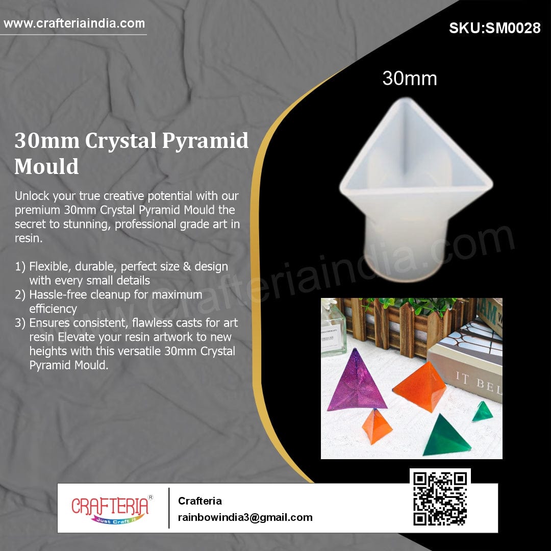 30Mm Crystal Pyramid Mould