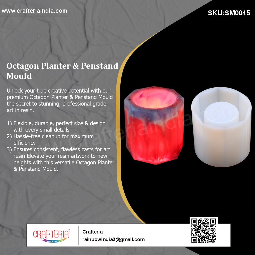 Octagon Planter & Penstand Mould