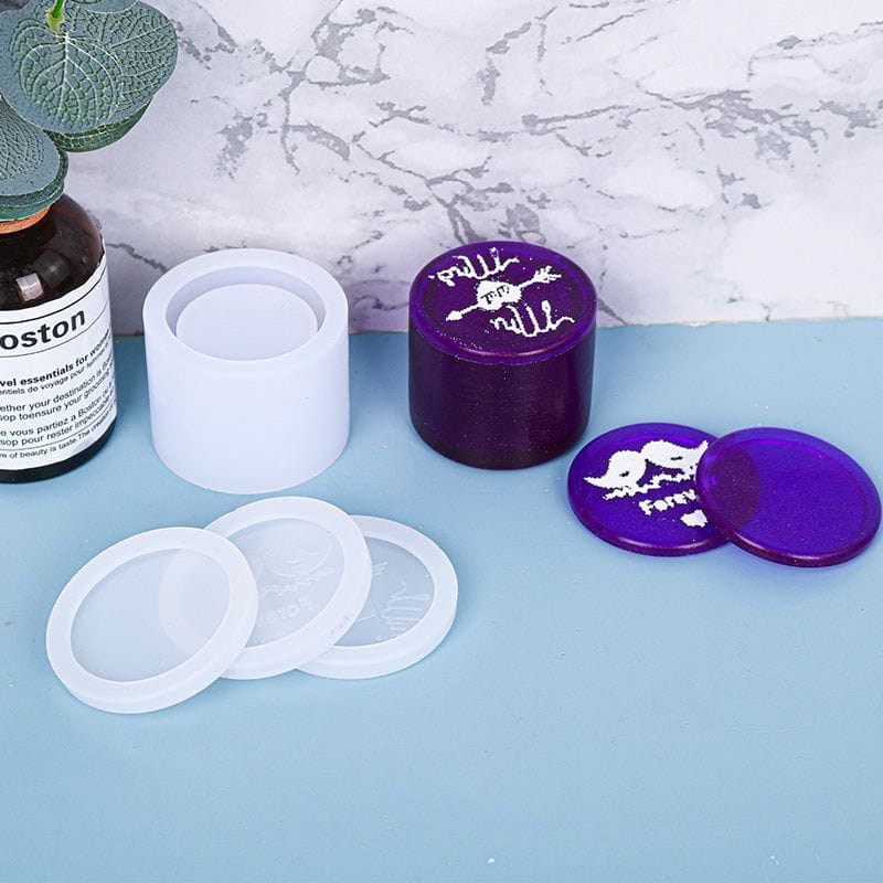 Round Box With 3 Types Of Lid Mould