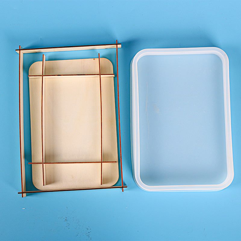 Rectangle Plate With Frame Mould