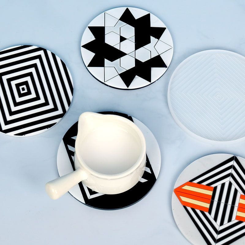 Geometrical Designer Coaster Mould