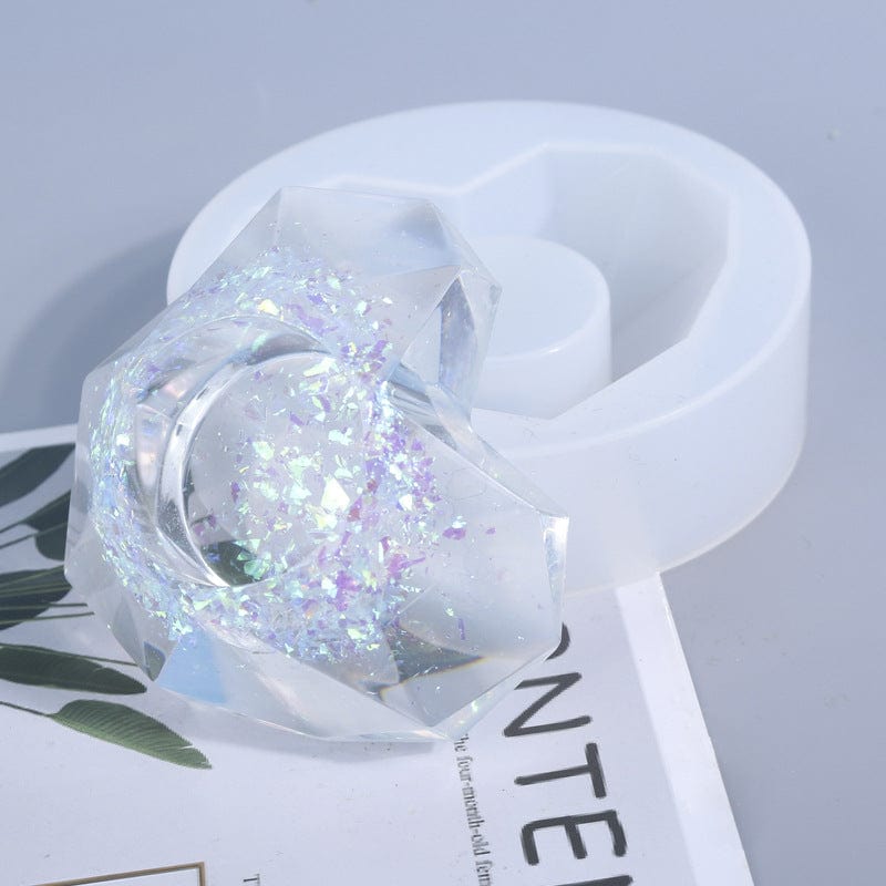 Heart Flower Pot & Tea Light Candle Holder Mould