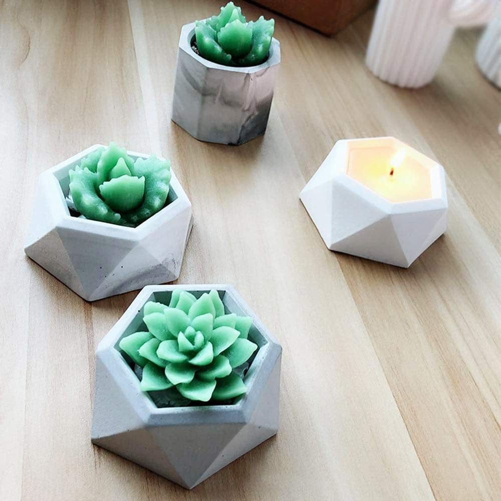 6-Corner Flower Pot & Tea Light Candle Holder Mould