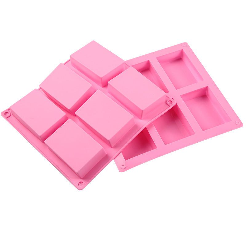 6 Cavity Rectangle Soap Mould