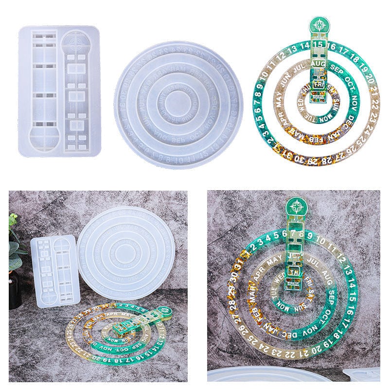 Perpetual Rotating Calendar Mould