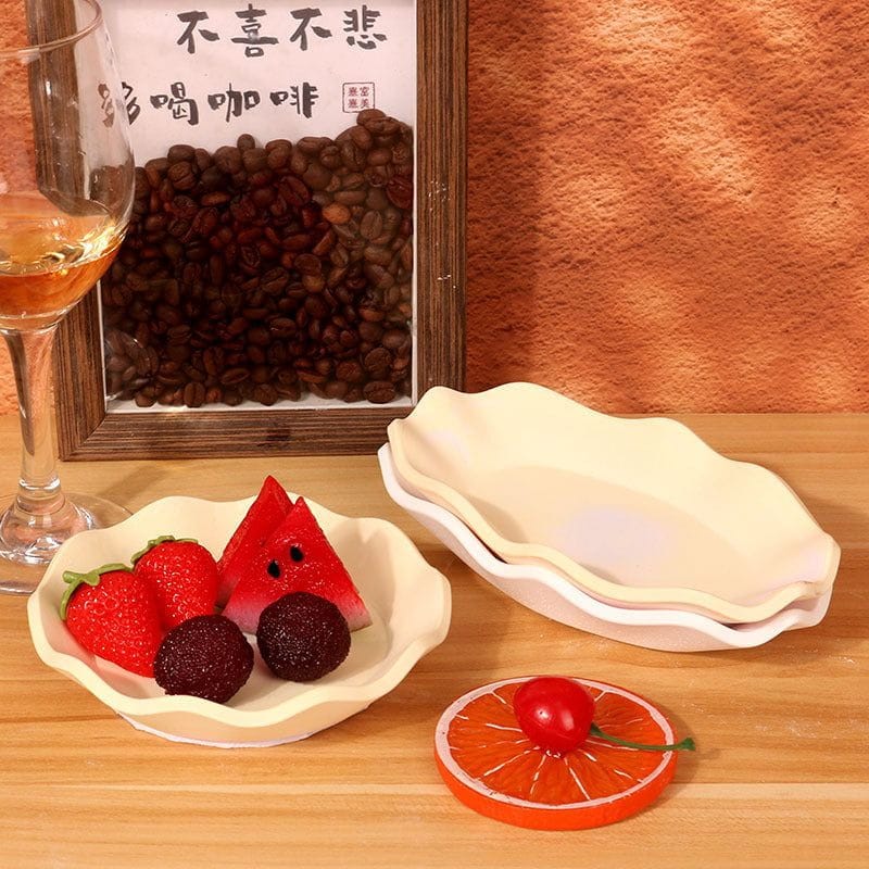 Oval Tray With Wavy Boundry Mould