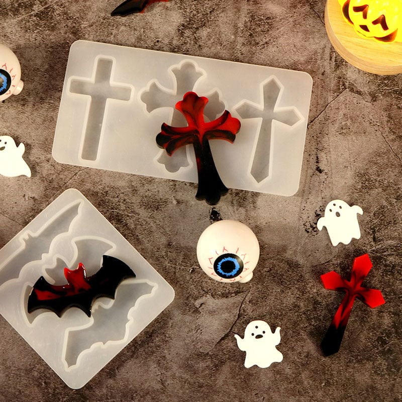 3 Cavity Holy Cross Jewelery & Keychain Mould