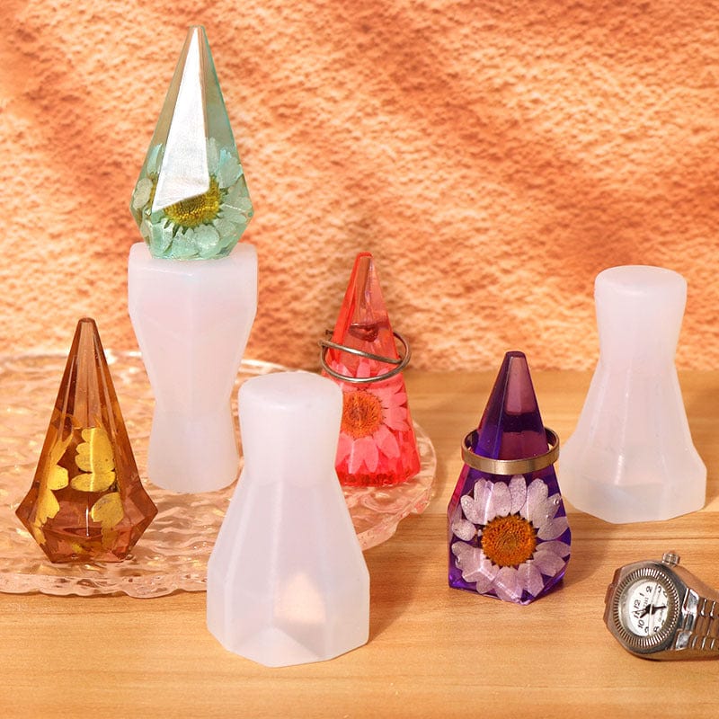 Cone Shaped Ring Holder & Candle Mould Design No 4