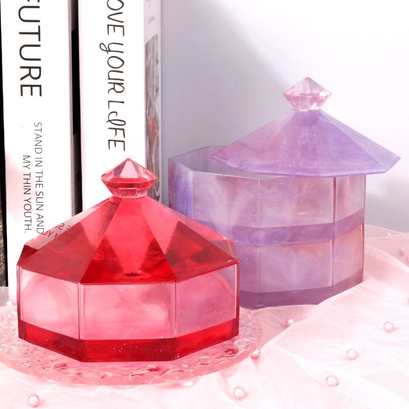 Eight-Sided Exquisite Stacking High Storage Box Mould