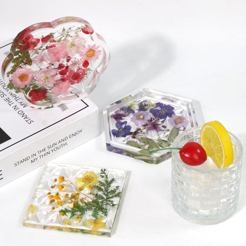 Hexagonal Textured Coaster Mould