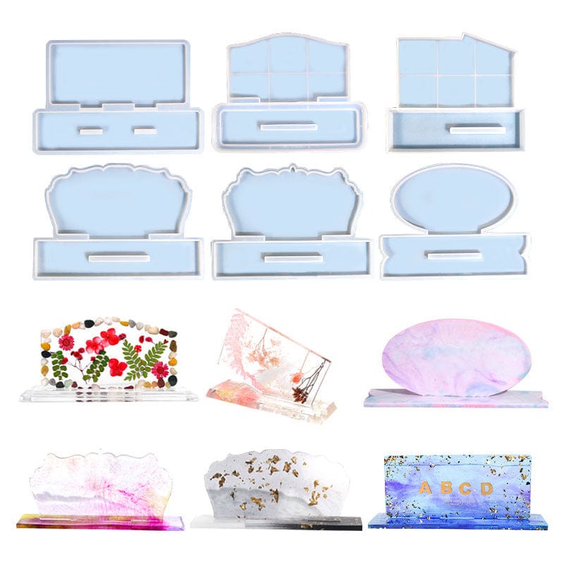 Agate Photo Frame & Display With Stand Design No: 2