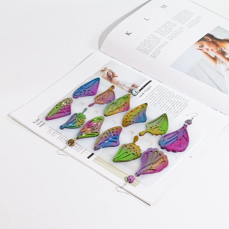 18 Cavity Butterfly Wings Pendant & Keychain Mould