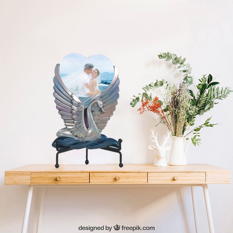 Swan Love Photo Frame Mould