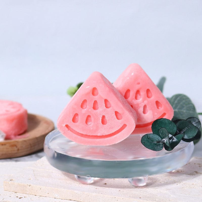 2 Cavity Triangular Watermelon Slice Soap & Candle Mould