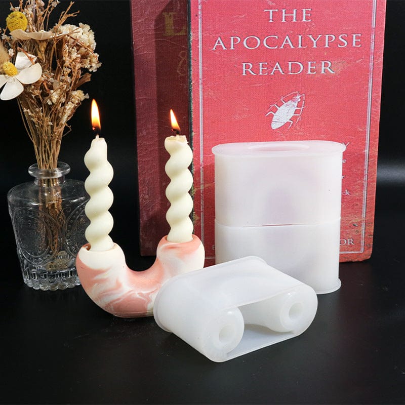 U-Shaped Candle Holder Mould